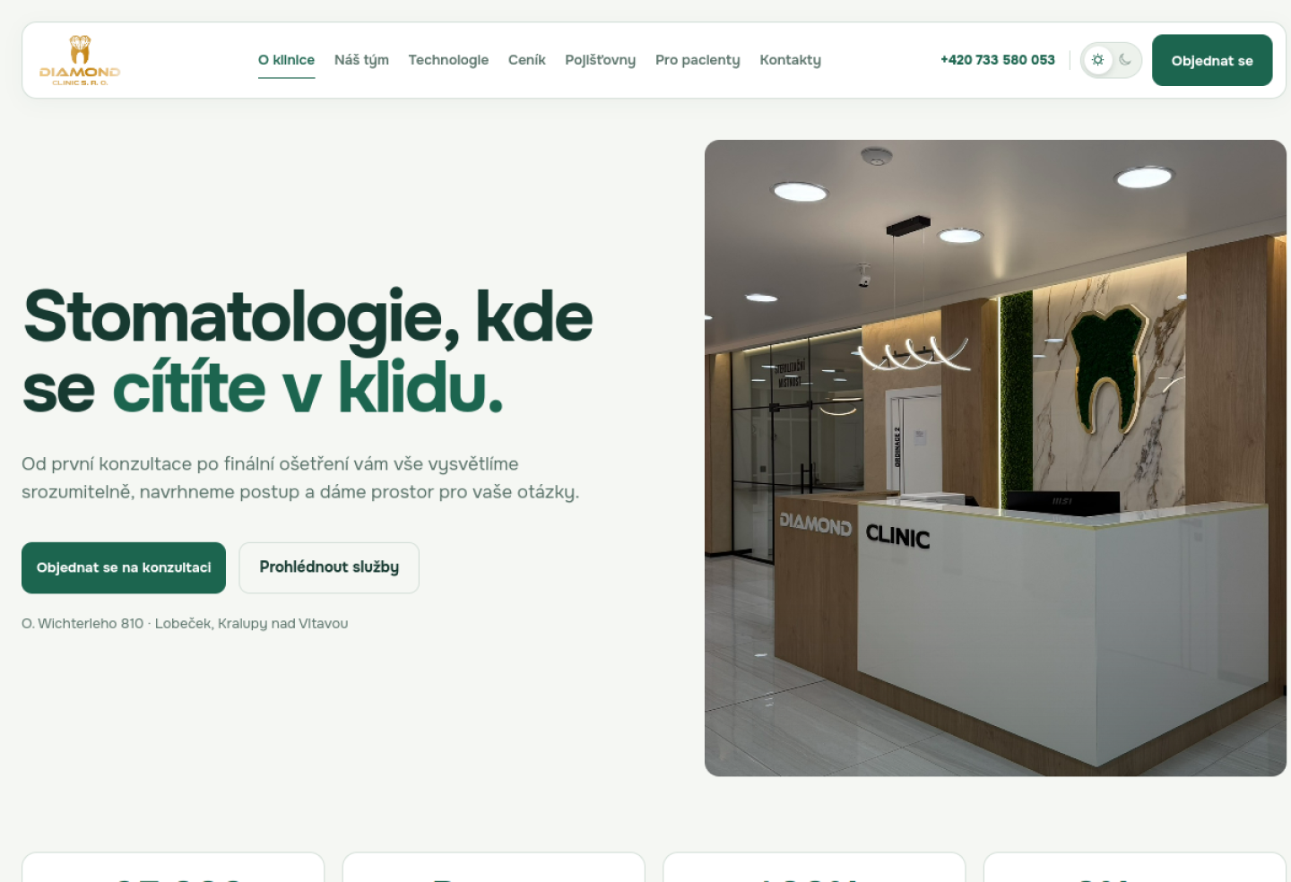 Diamond Clinic - стоматологія в Чехії